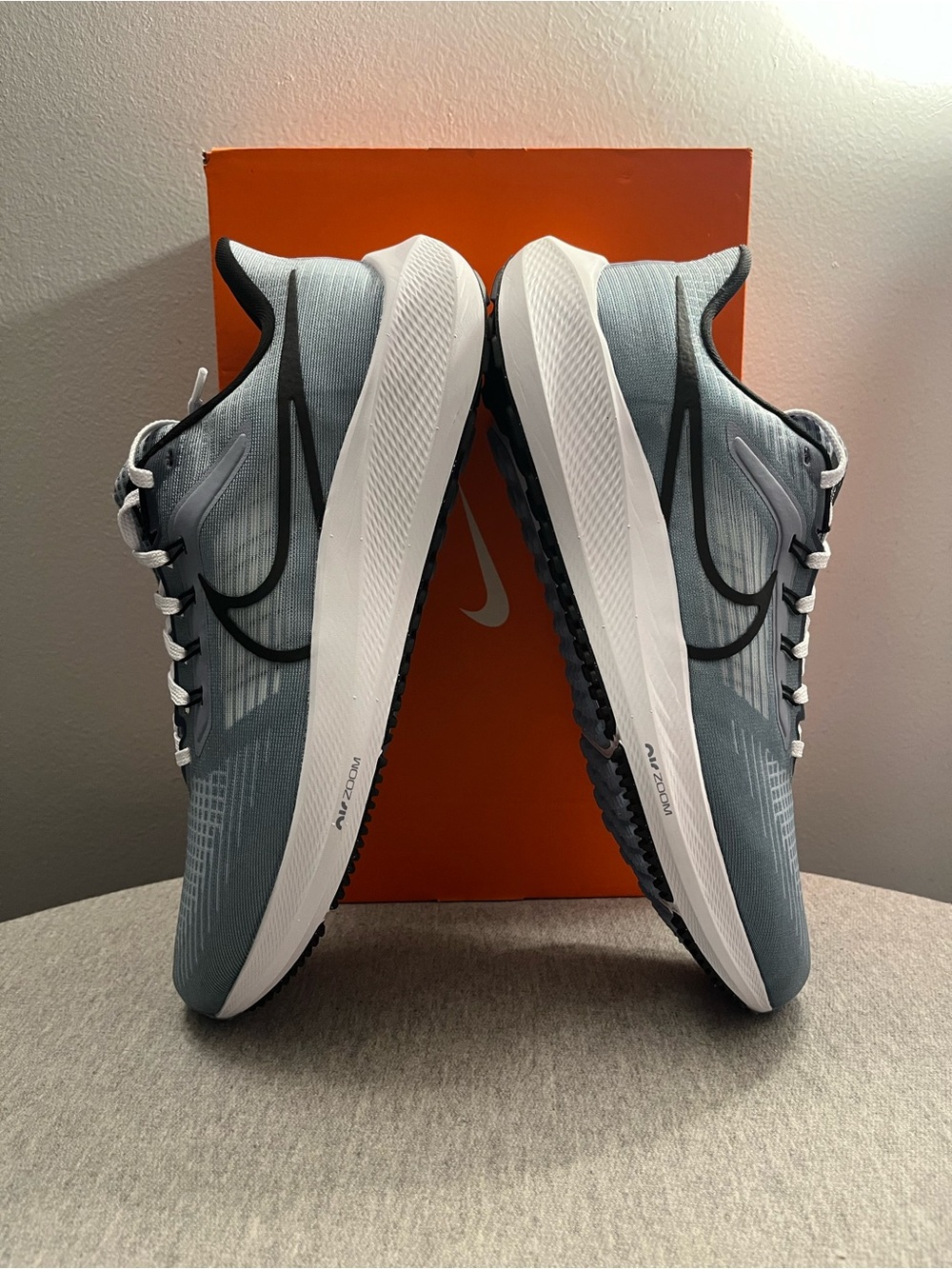 Nike Air Zoom Pegasus 39 Ashen Slate Black Running Men's Shoe Size 12 DH4071-401 - Picture 7 of 11